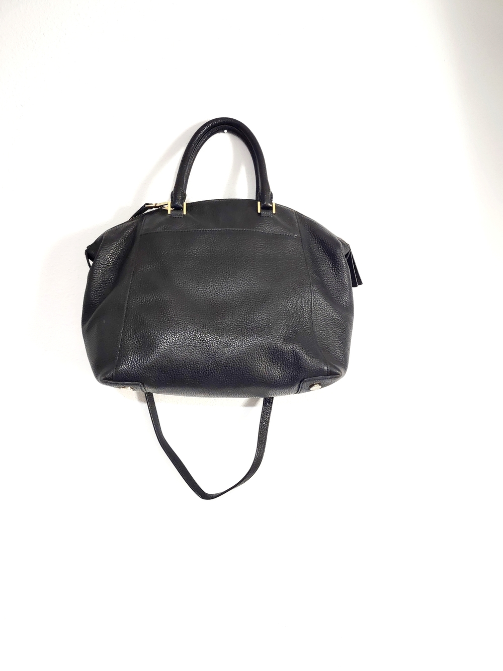 Michael Kors Black Leather Satchel Bag - Picture 3 of 6